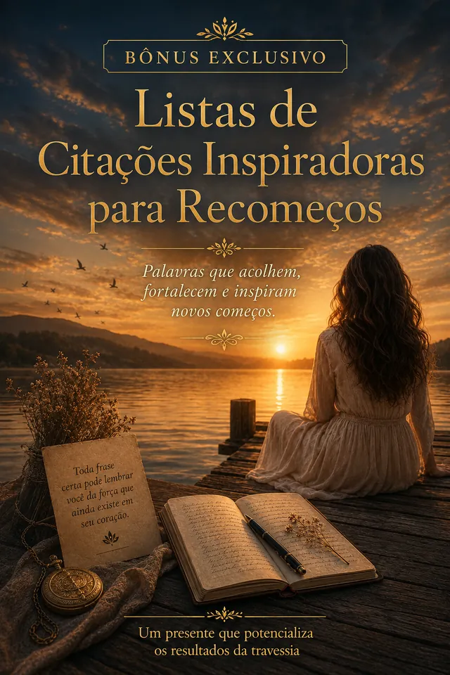Capa do bônus Listas de Citações Inspiradoras para Recomeços